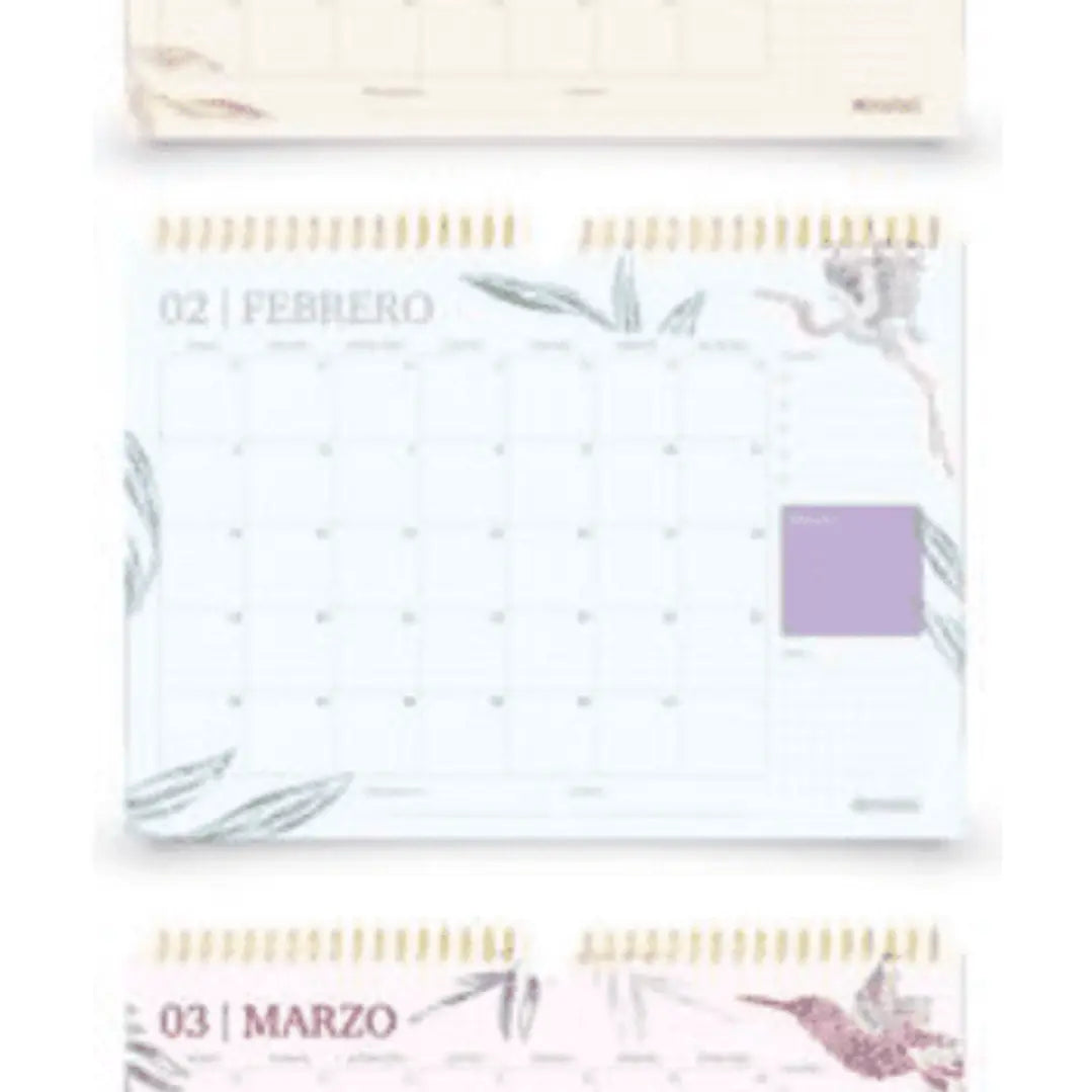 Calendario 2026 Boho Mooving