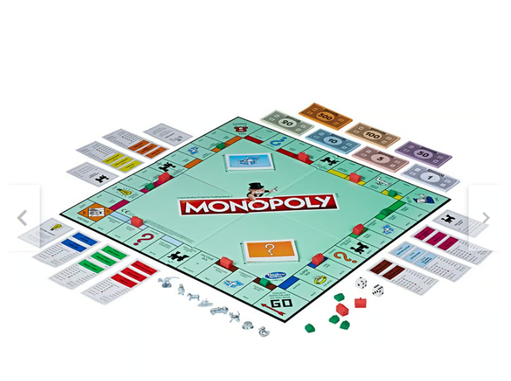 Juegos de Mesa Hasbro Gaming Clásico Monopoly