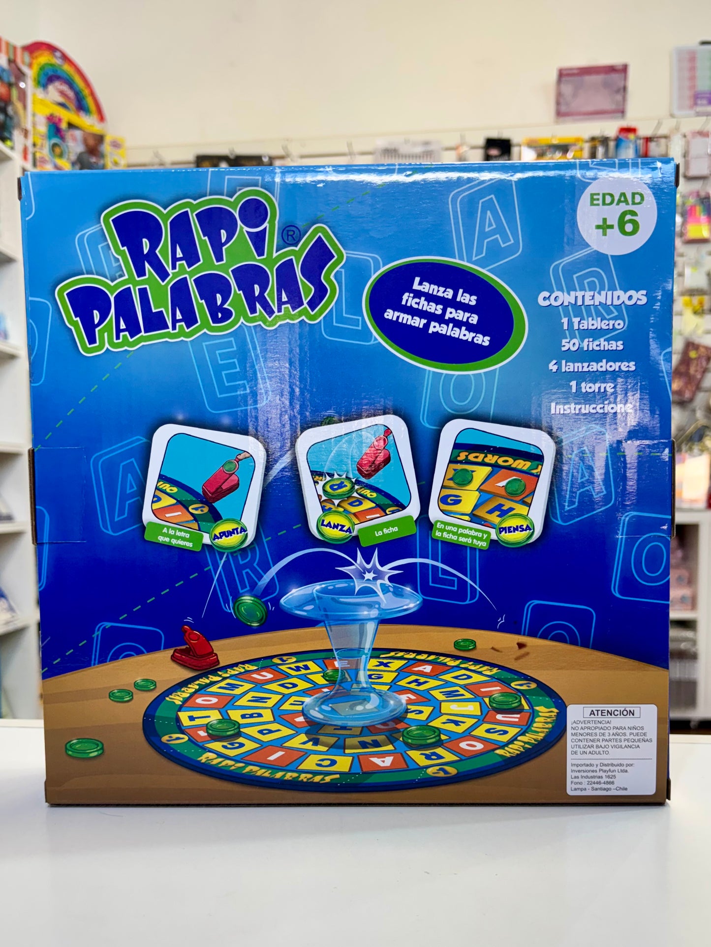 JUEGO DE MESA RAPI PALABRAS - PLAYFUN