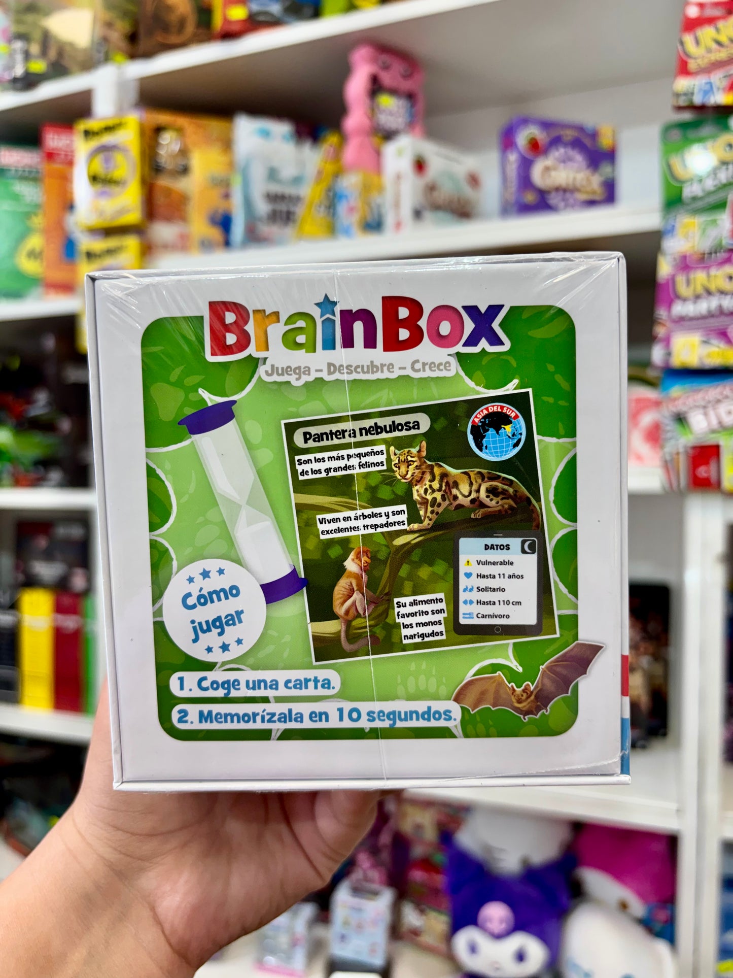 JUEGO DE MESA BRAINBOX ANIMALES