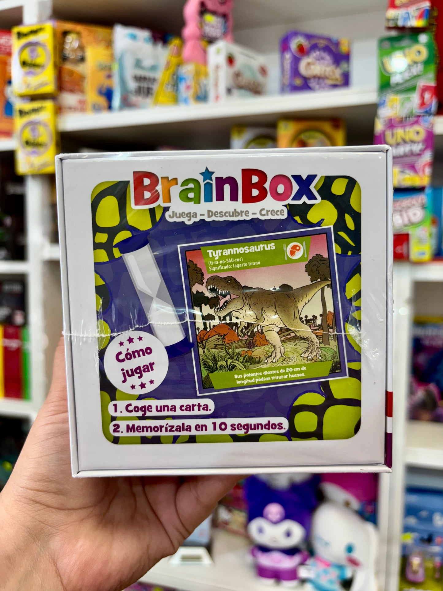 JUEGO DE MESA BRAINBOX DINOSAURIOS