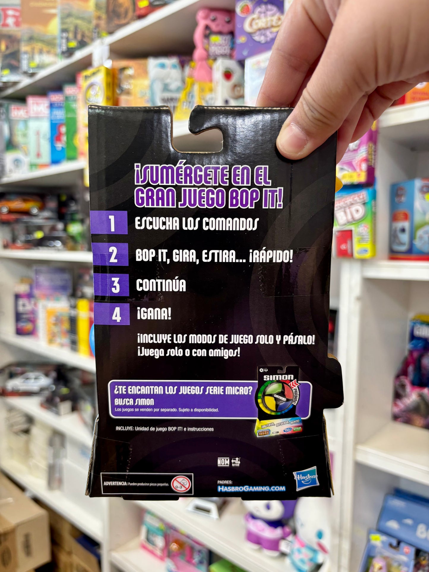 JUEGO BOP IT! MINI - HASBRO