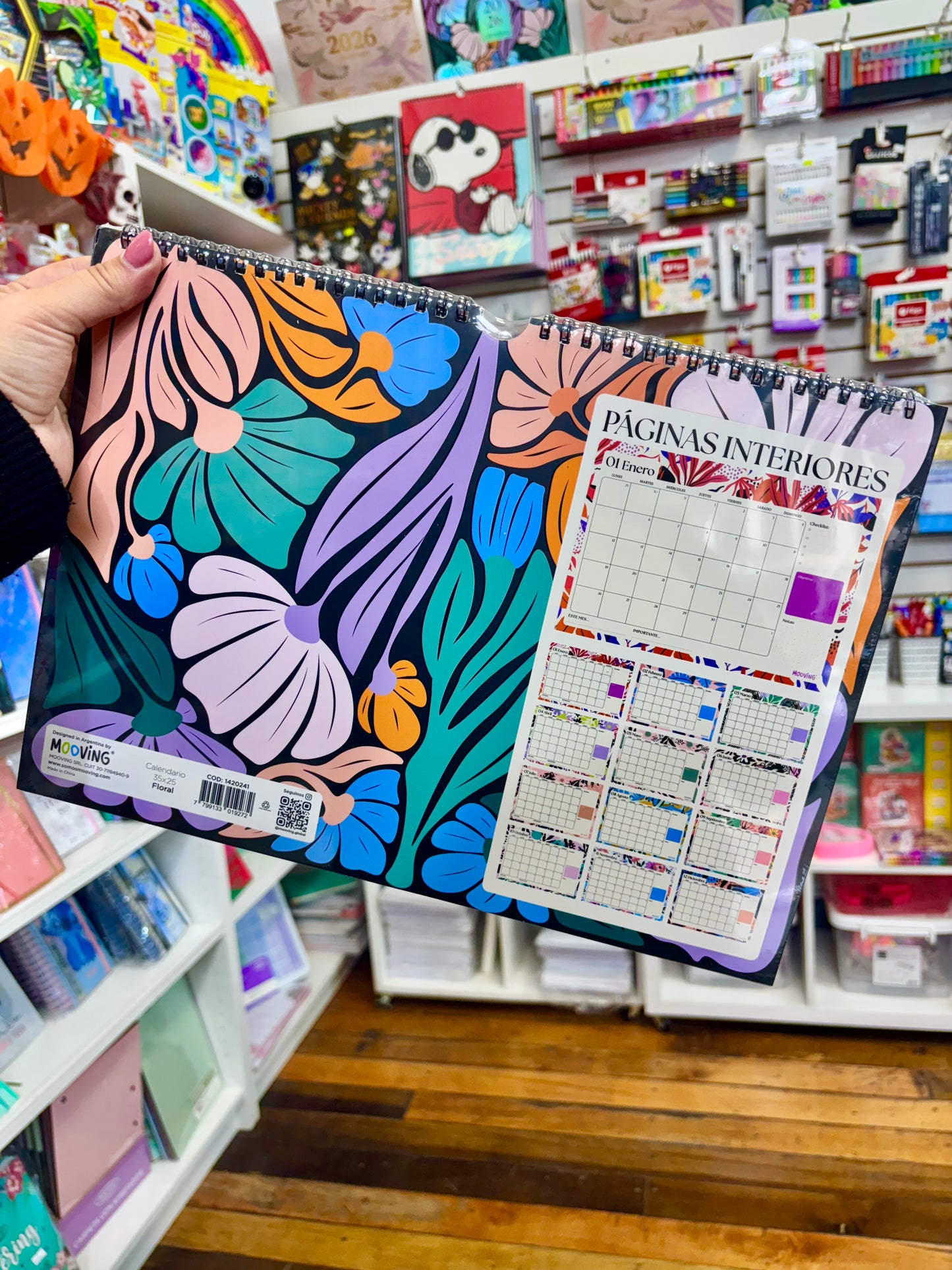 Calendario 2026 Floral Mooving