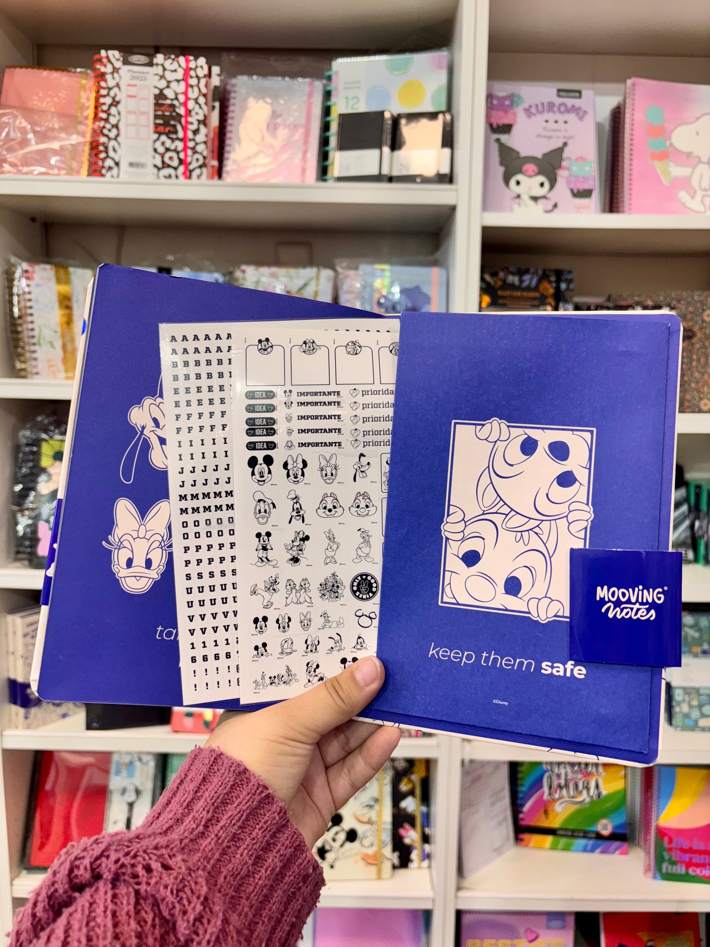 Libreta A5 rayada Mickey & Friends Mooving