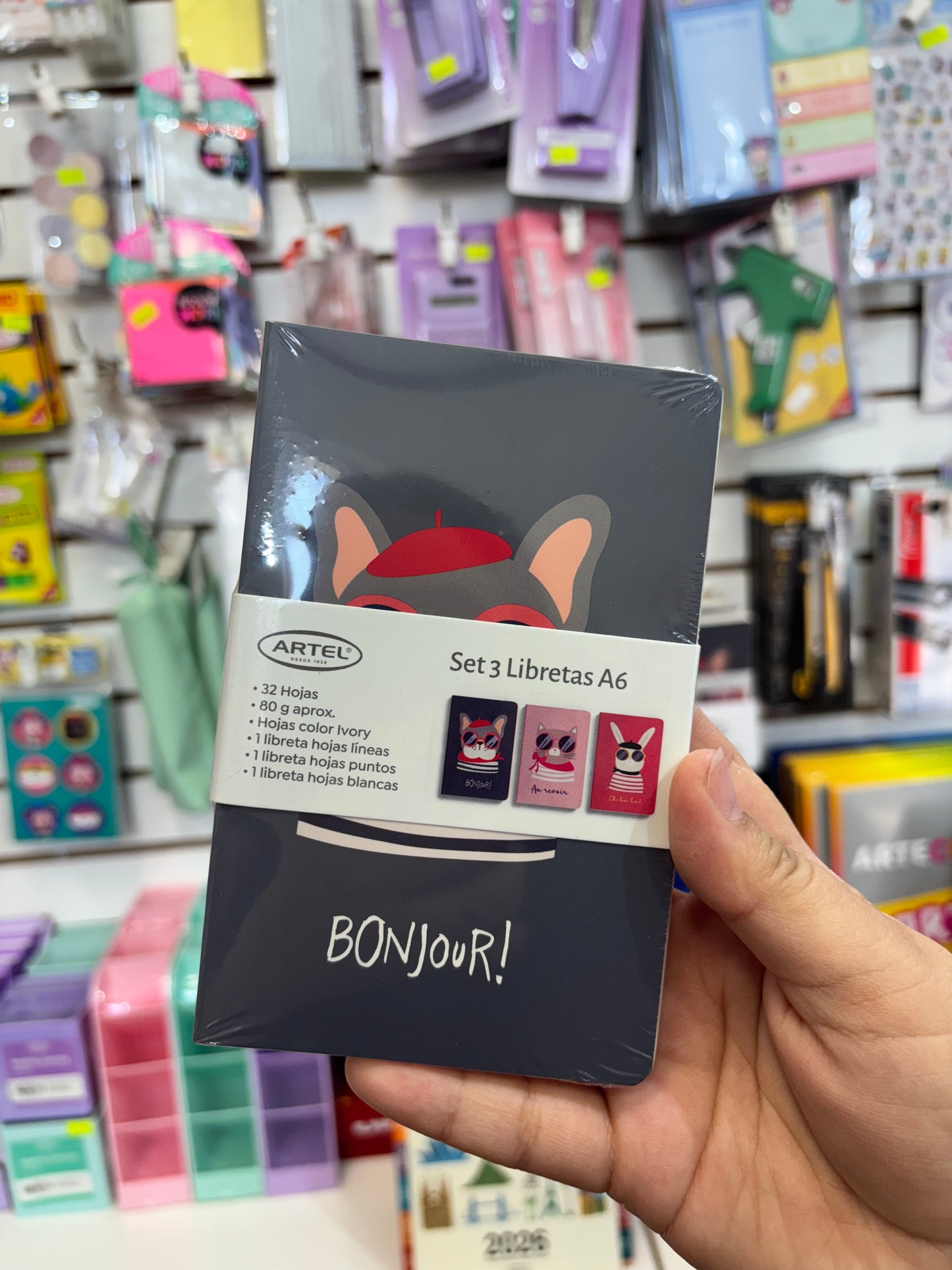 Set 3 libretas A6 Artel