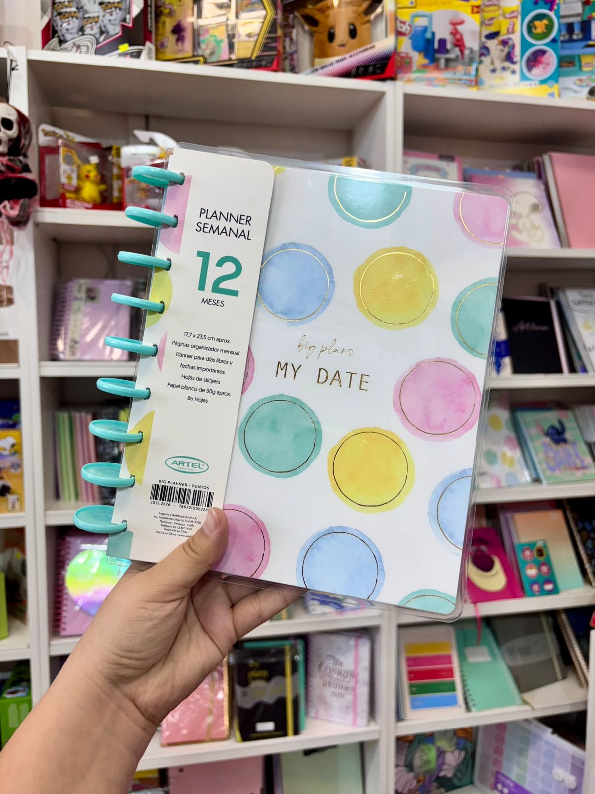 Planner Semanal Big Plans My Date 12 Meses