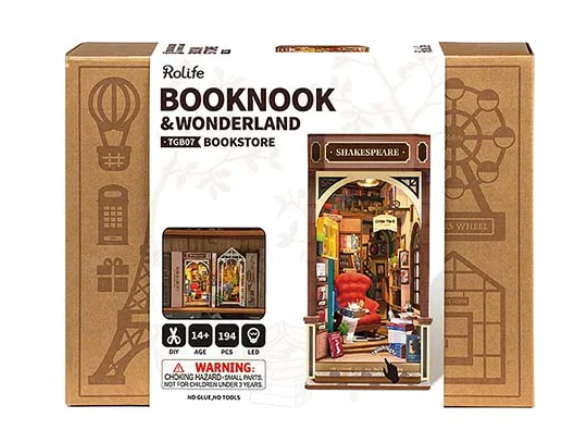 Booknook Separador de Libros Armable Bookstore Libreria Shakespeare