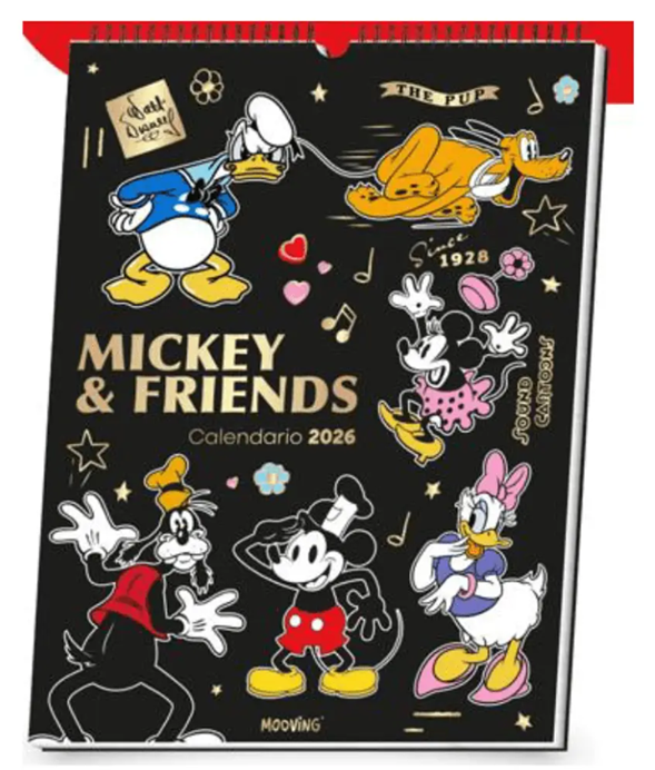 Calendario 2026 Mickey & Friends Mooving