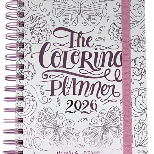 Agenda Semanal The Coloring Planner 2026 15x21 Mooving Blanco The Coloring Planner