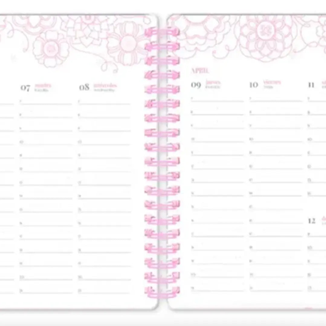 Agenda Semanal The Coloring Planner 2026 15x21 Mooving Blanco The Coloring Planner