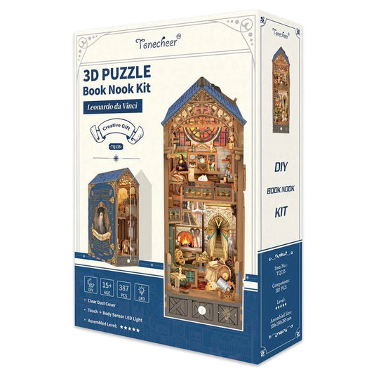 Leonardo Da Vinci Booknook Tonecheer