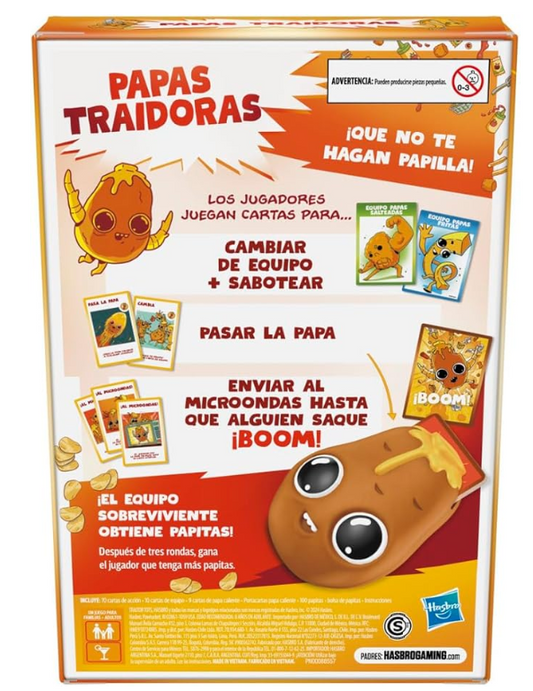 JUEGO DE MESA PAPAS TRAIDORAS