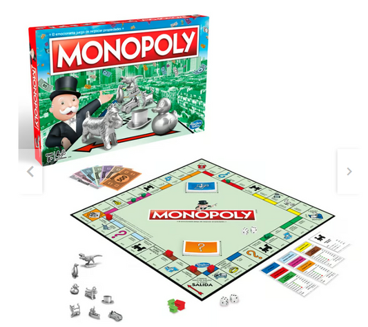 Juegos de Mesa Hasbro Gaming Clásico Monopoly