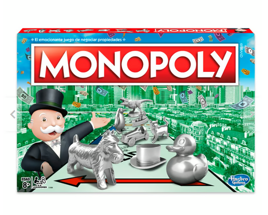 Juegos de Mesa Hasbro Gaming Clásico Monopoly