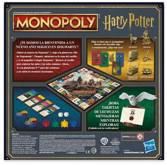 JUEGO DE MESA MONOPOLY HARRY POTTER