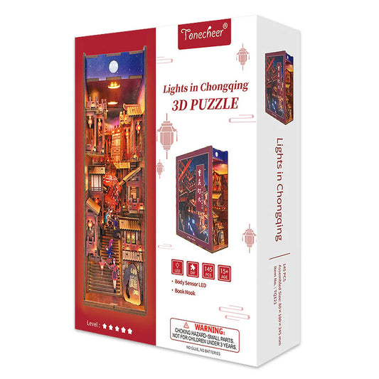 Booknook Fesiluz Lights Separador de Libros Armable Tonecheer