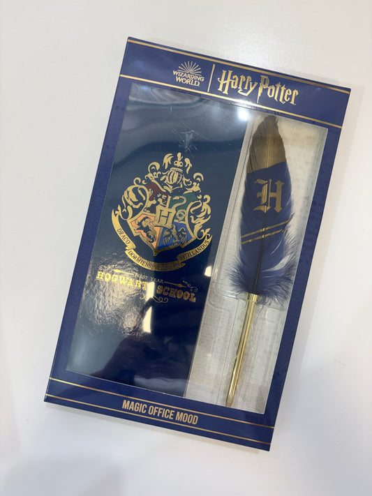 SET LIBRETA Y PLUMA HARRY POTTER