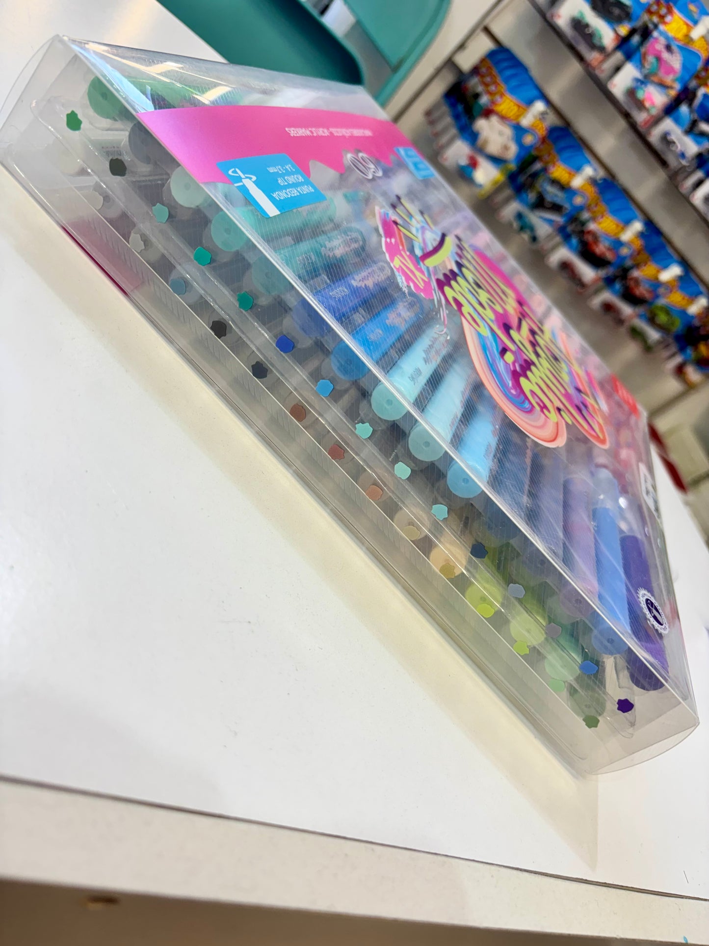 SET 60 MARCADORES ACRÍLICOS PUNTA REDONDA MOOVING