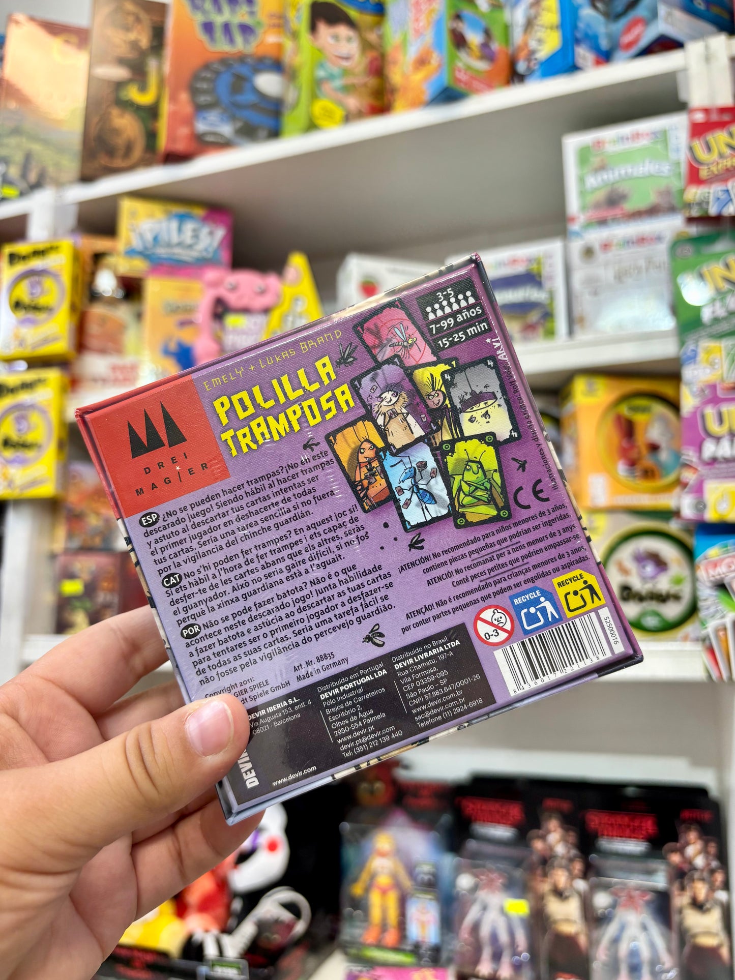 JUEGO DE MESA LA POLILLA TRAMPOSA - DEVIR