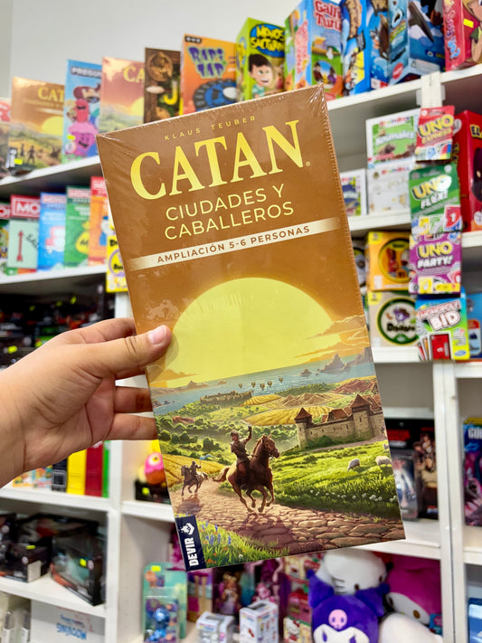 JUEGO DE MESA CATAN (AMPLIACIÓN) CIUDADES Y BÁRBAROS - DEVIR