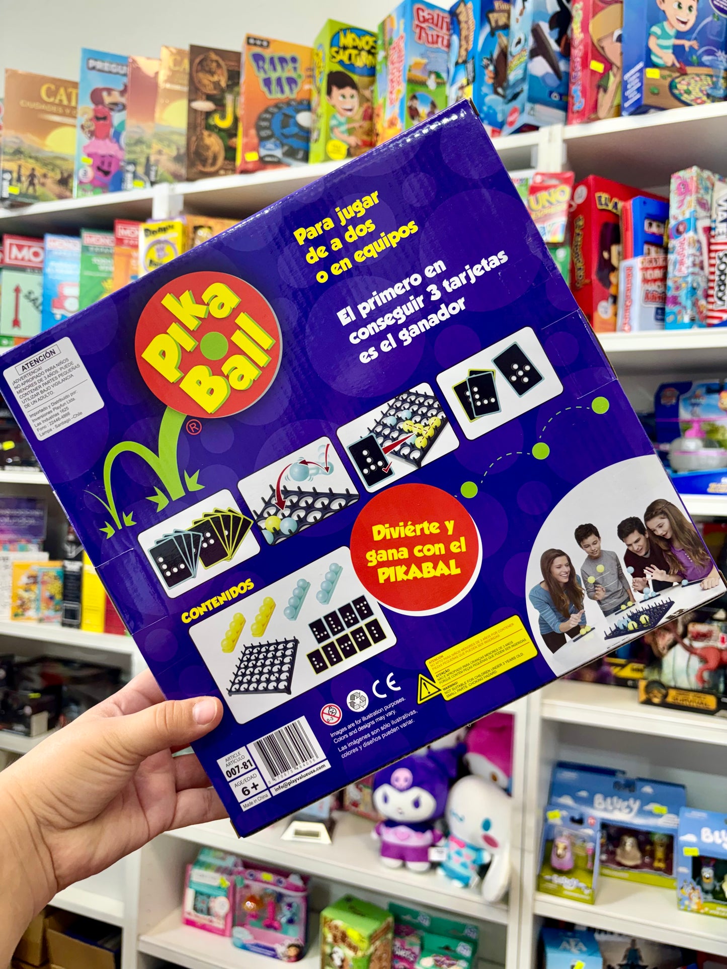 JUEGO DE MESA PIKA BALL - PLAYFUN