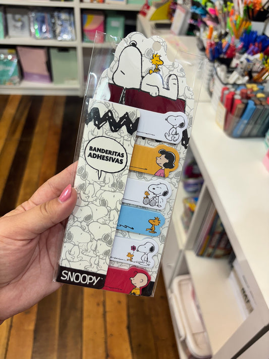 Banderitas Adhesivas Snoopy. Mooving