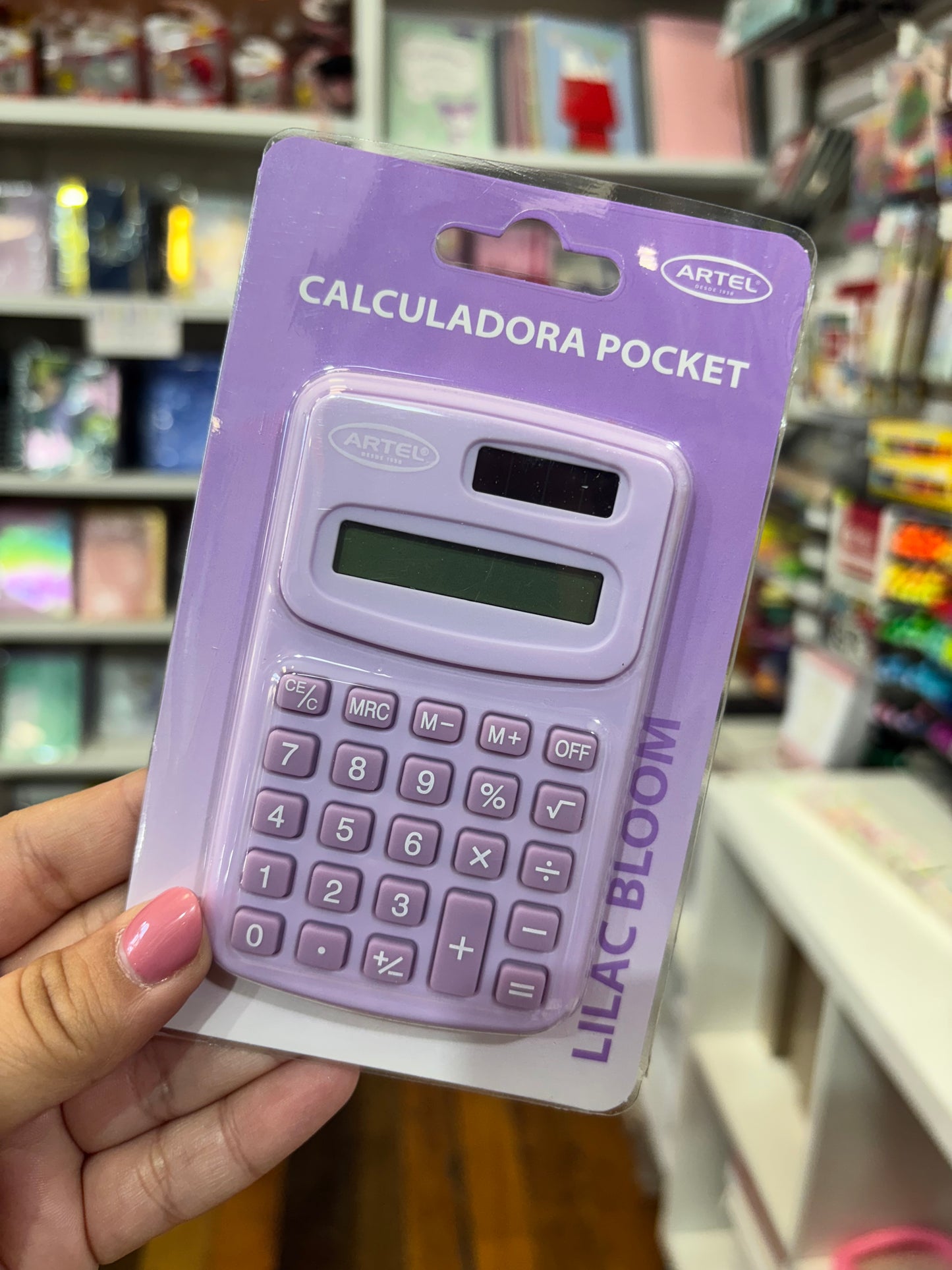 Calculadora Artel Poket. Pastel