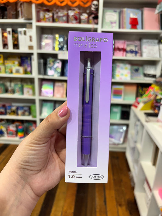 Lapiz Metálico De Gel Artel Pastel Con Caja