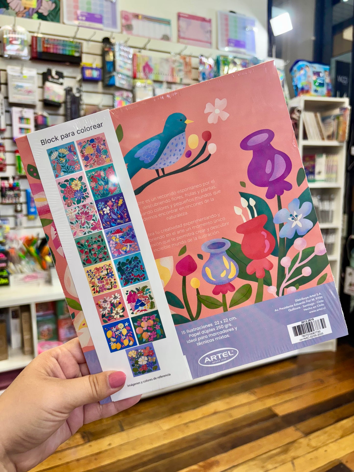 Block para Colorear Silvestre