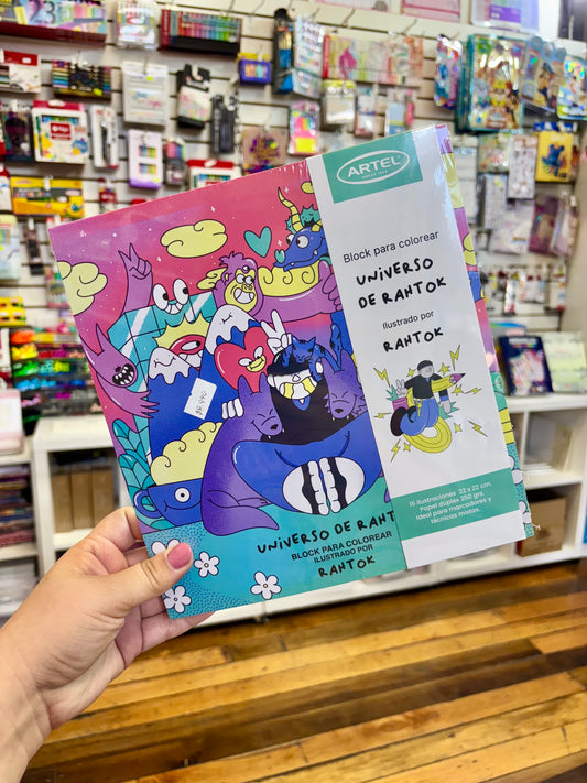 Block para Colorear Universo de Rahtok