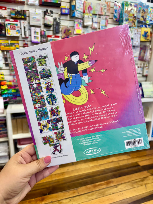 Block para Colorear Universo de Rahtok