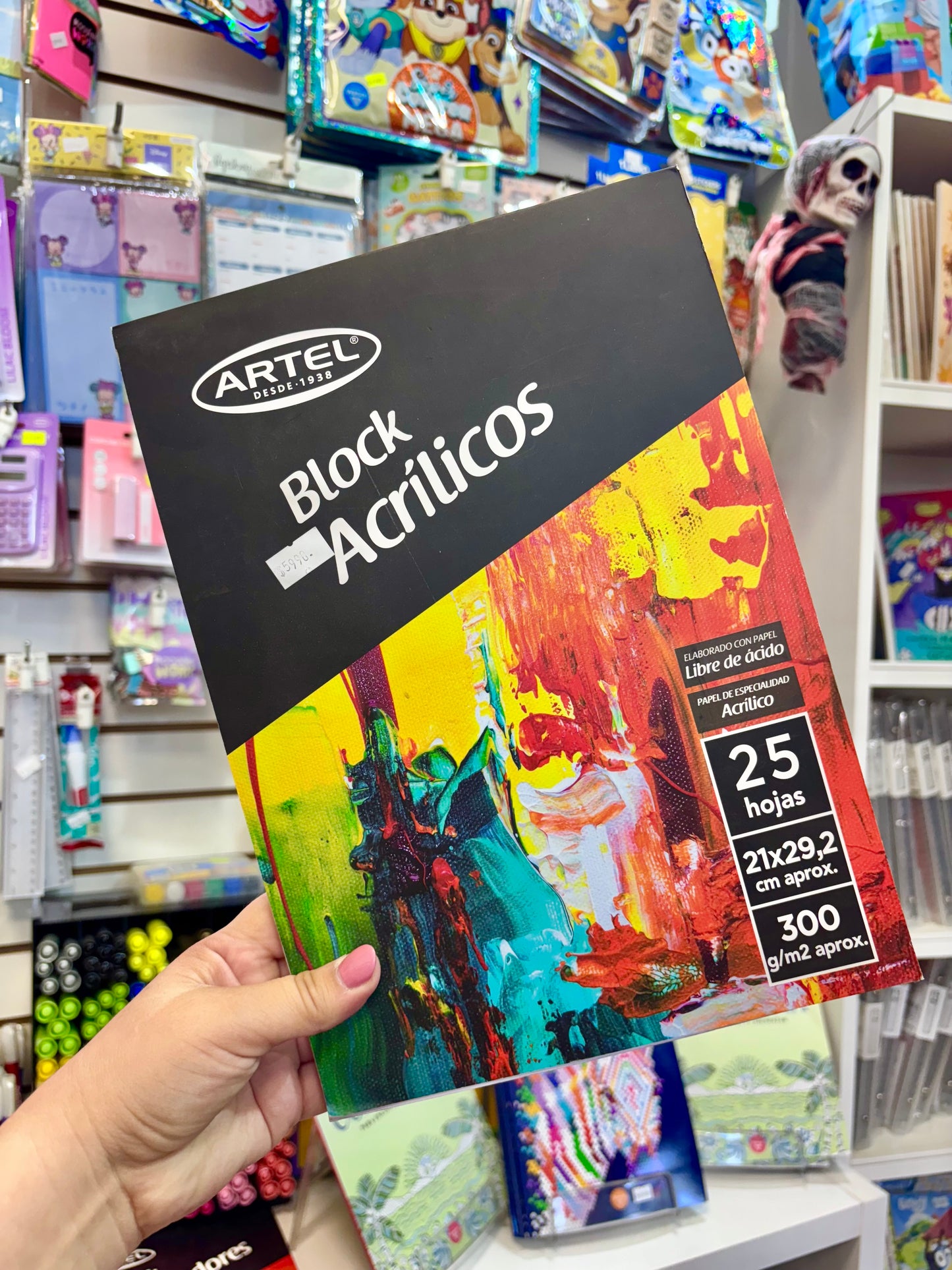 Block Acrílicos 300gr A4