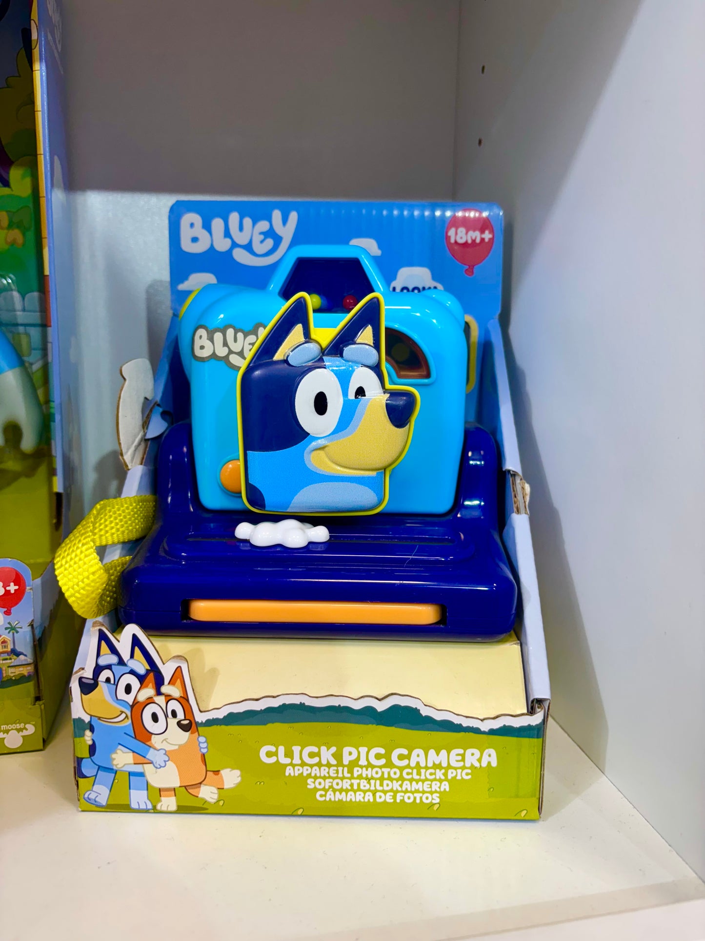 Cámara de juguete con sonido Bluey