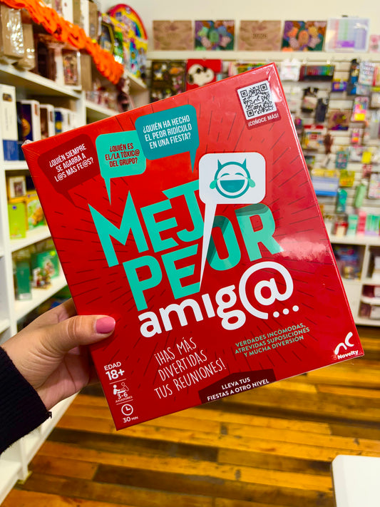 Juego De Cartas Mejor Peor Amigo Novelty