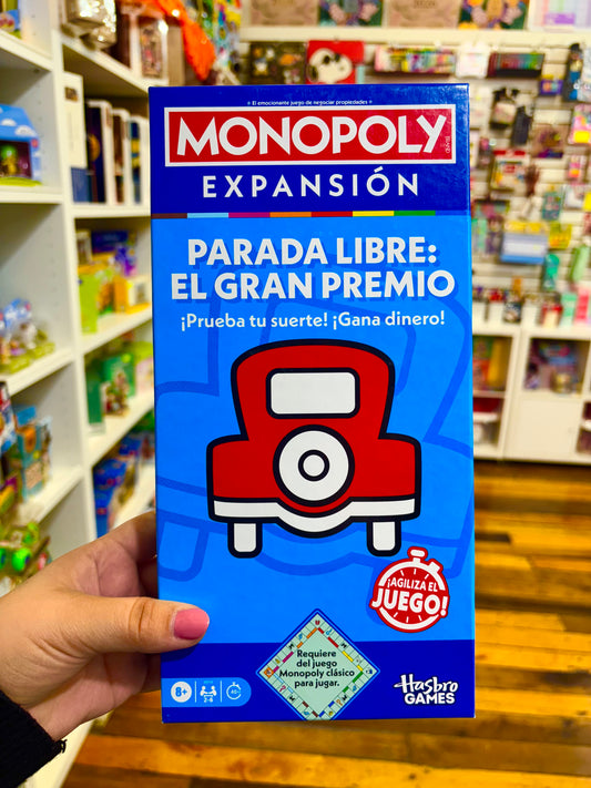 Juego de Mesa Monopoly Expansión Parada Libre: El Gran Premio