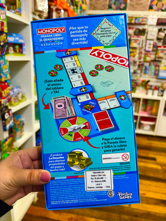 Juego de Mesa Monopoly Expansión Parada Libre: El Gran Premio