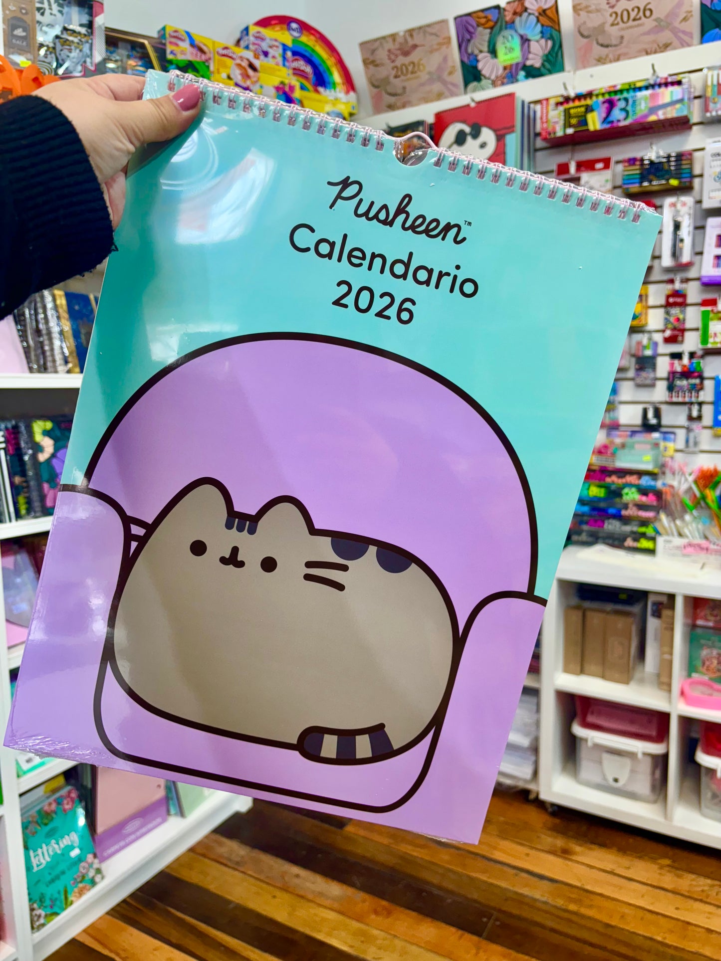Calendario 2026 Pusheen Mooving