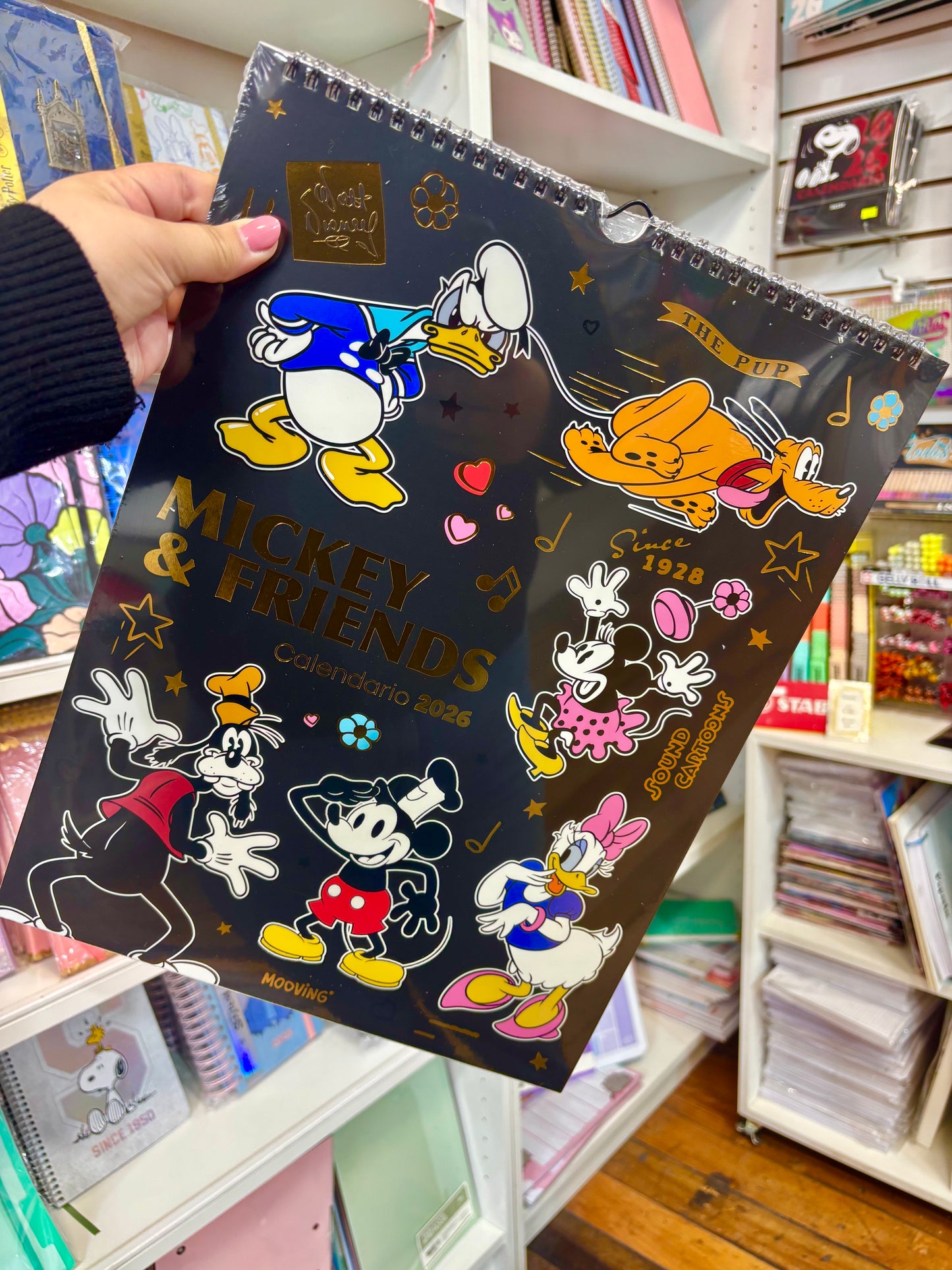 Calendario 2026 Mickey & Friends Mooving