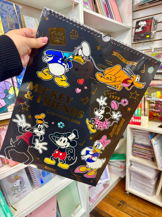 Calendario 2026 Mickey & Friends Mooving