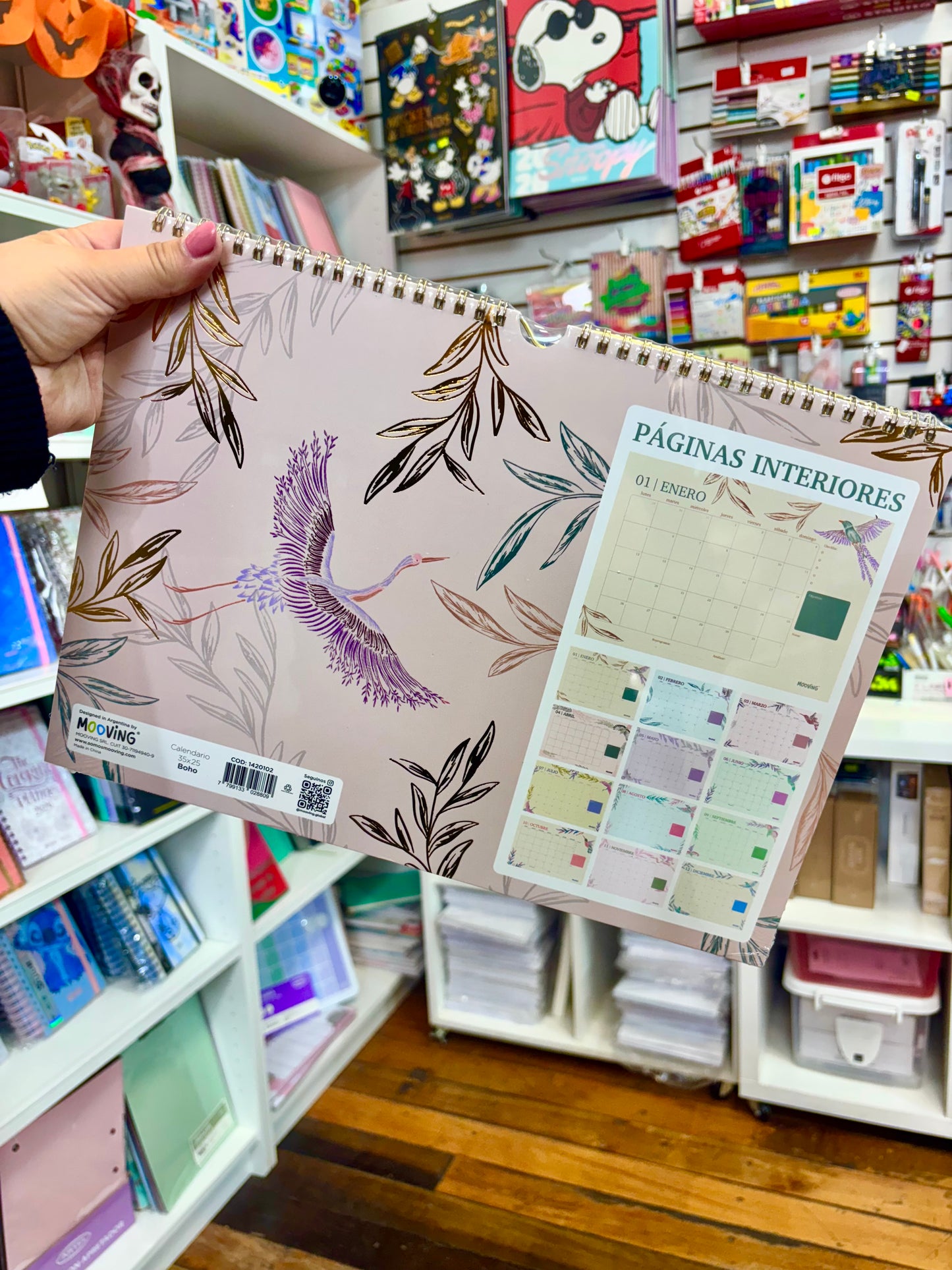 Calendario 2026 Boho Mooving