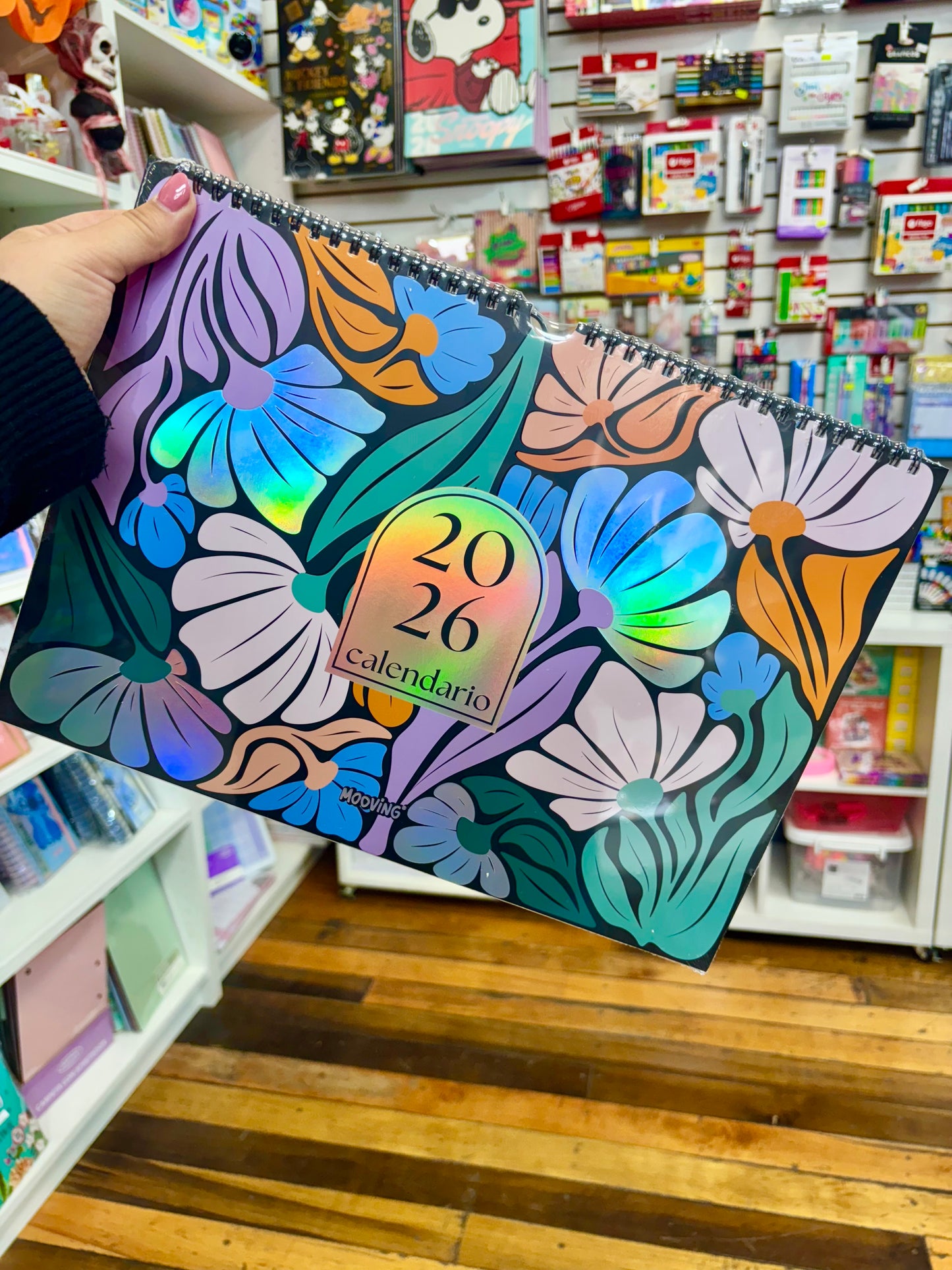 Calendario 2026 Floral Mooving