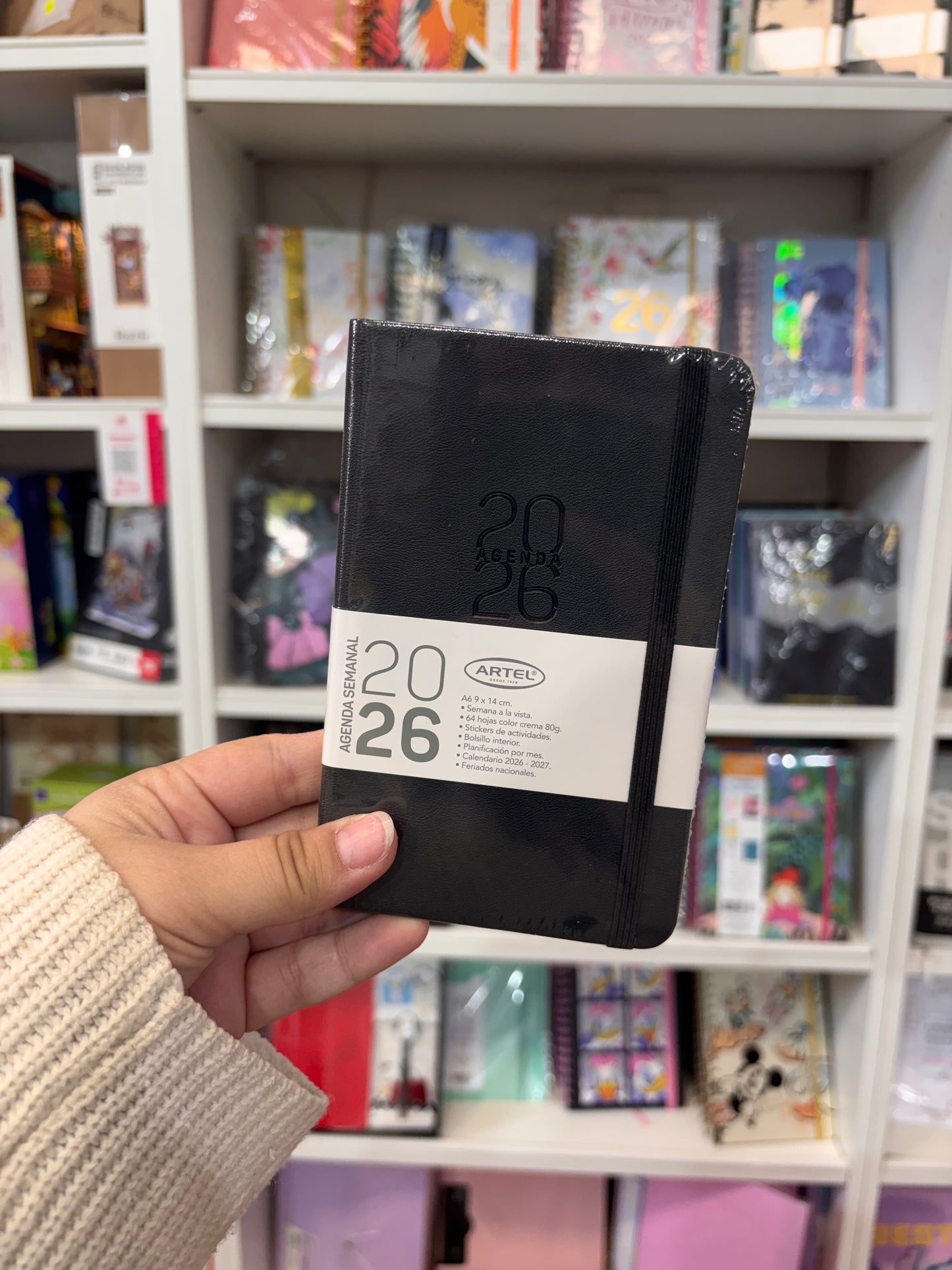 Agenda 2026 semanal negra