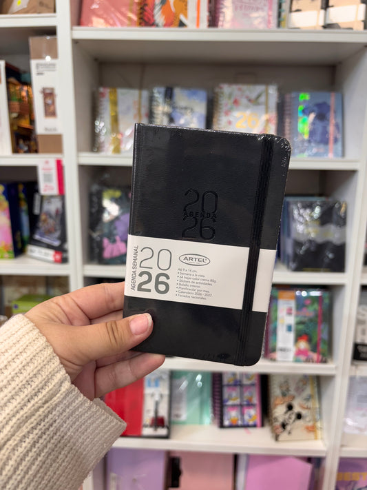 Agenda 2026 semanal negra