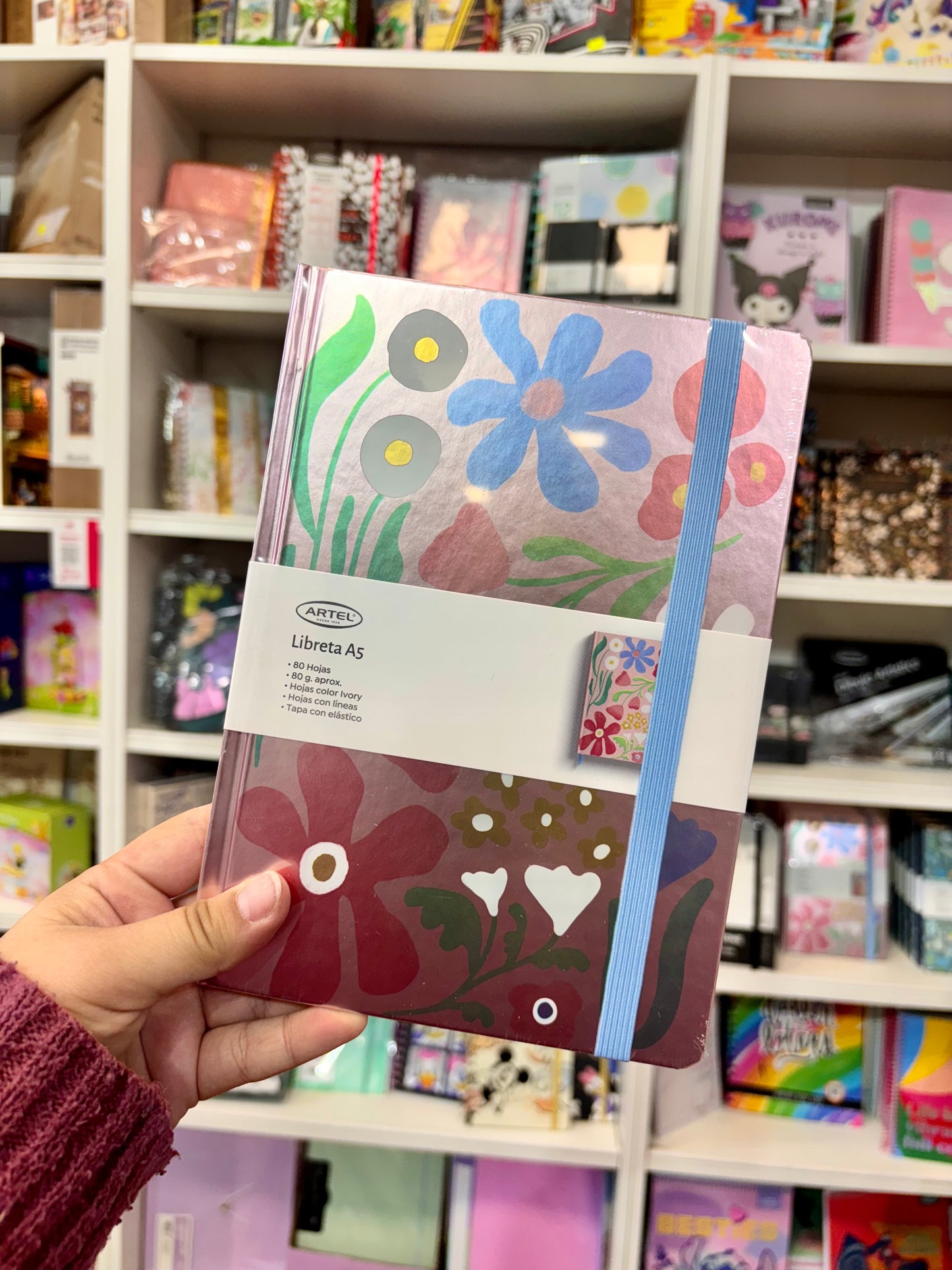 Libreta A5 rayas Artel