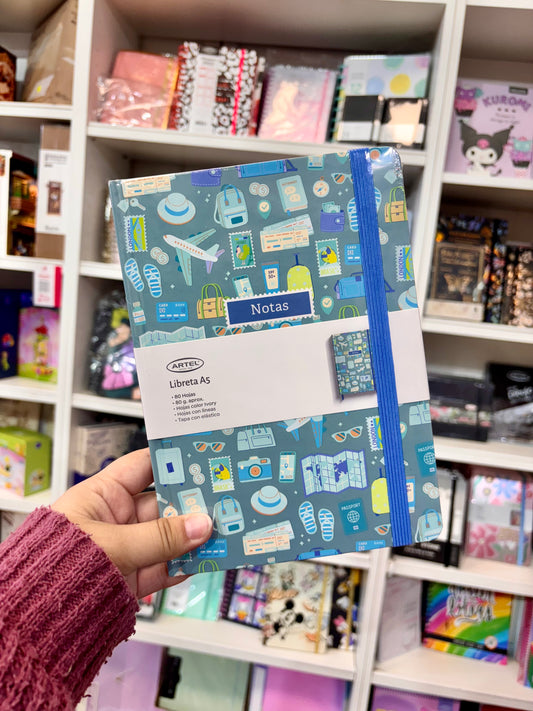 Libreta A5 rayas Artel