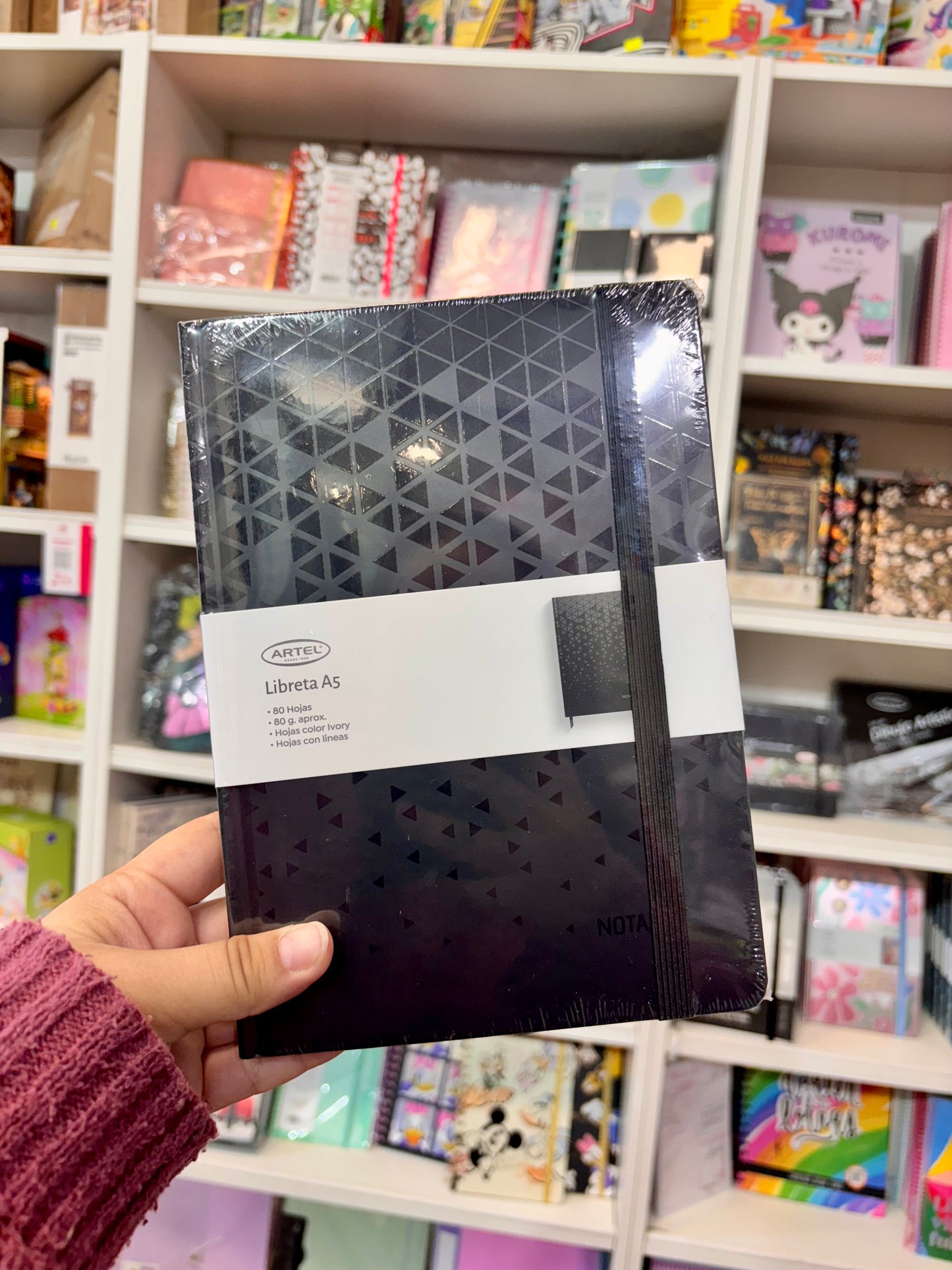 Libreta A5 rayas Artel