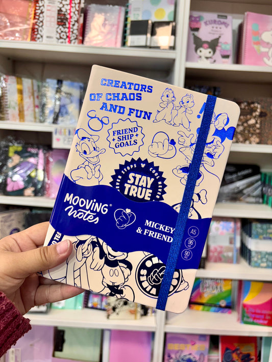 Libreta A5 rayada Mickey & Friends Mooving