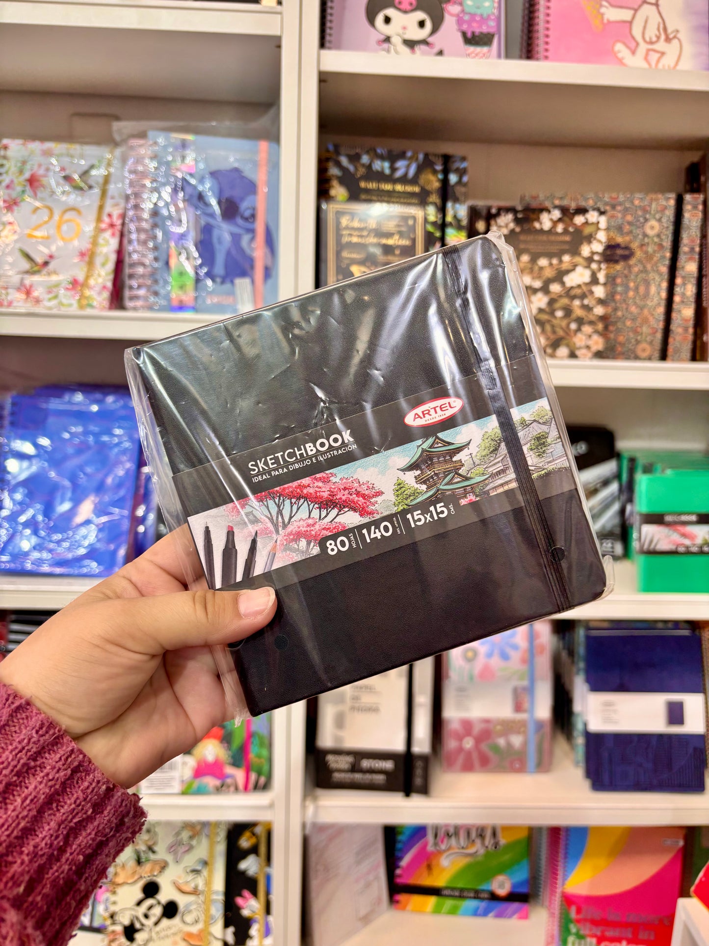 Sketchbook 15x15 cm Artel