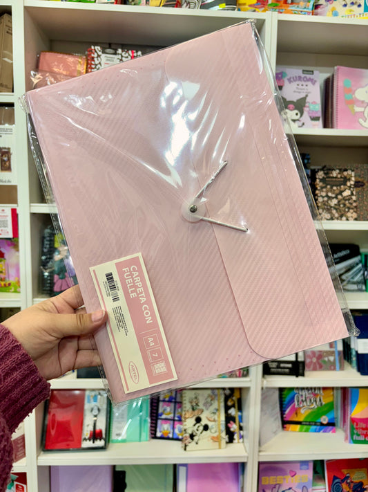 Carpeta con fuelle A4