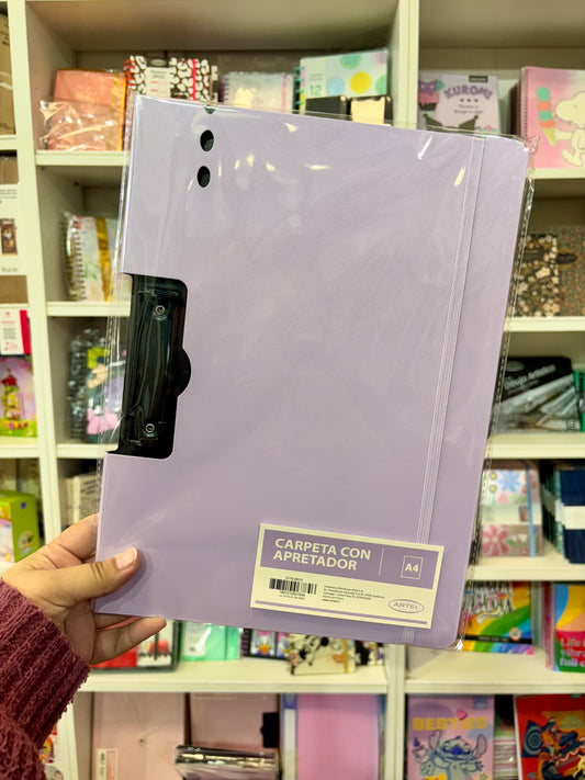 Tabla con apretador A4 Artel